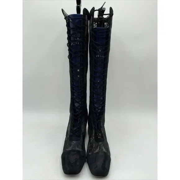 Women’s Christian Dior Naughtily Boots in Black Size 37.5 - Picture 3 of 7